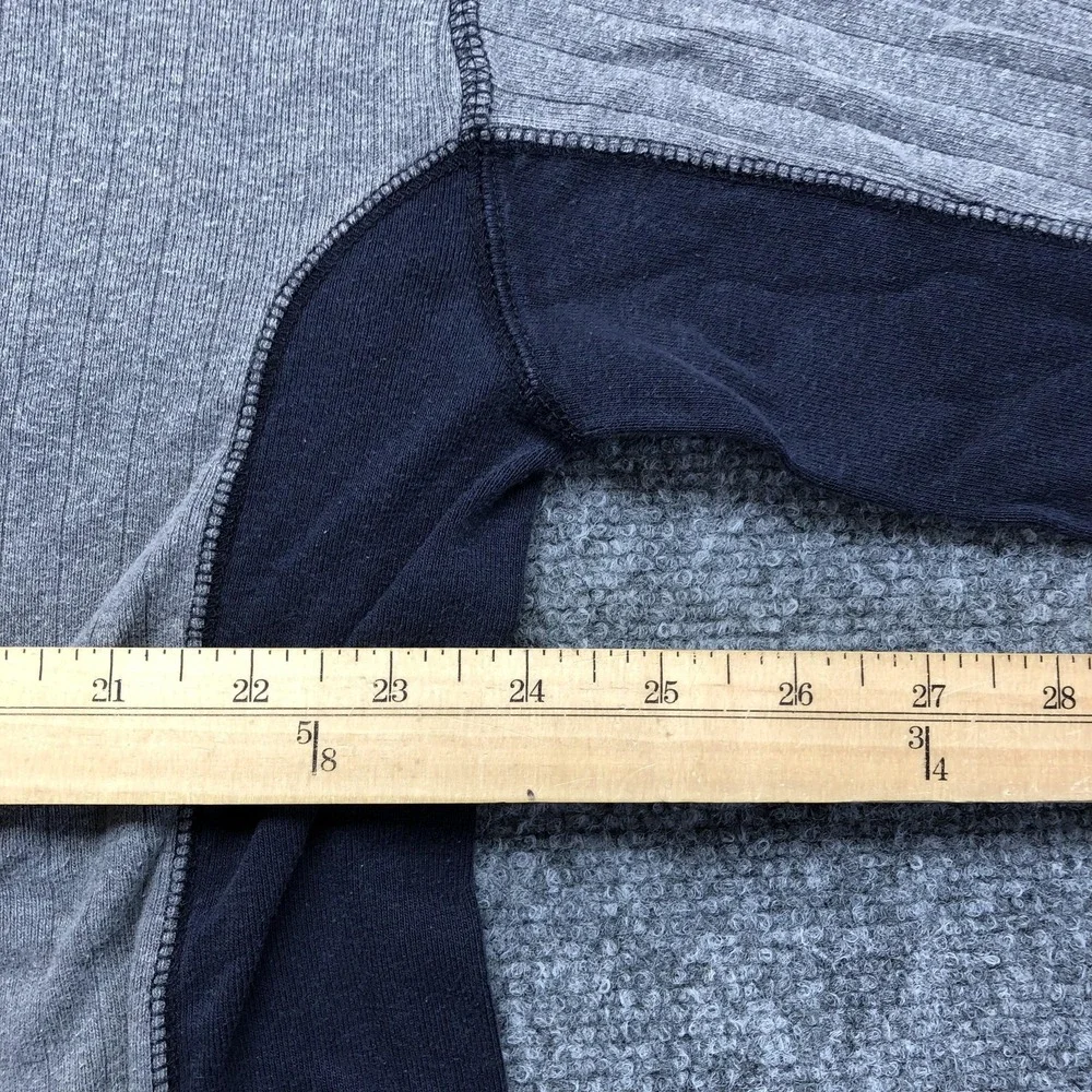 Tommy Hilfiger Sweater Mens 2XL Gray V Neck Knit Pullover Long Sleeve Casual